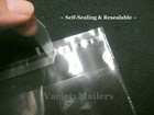 60 Reclosable Cello Merchandise Bags 9  x 12   Clear 1 5 Mil Self-sealing Bags