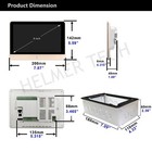 8  Touch Screen Wifi Audio Amplifier  Home Theater Digital Stereo Wall Amplifier