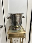 Vintage Silverplate Champagne Wine Ice Bucket Cooler Monogram S