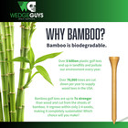 New Wedge Guys Bamboo Golf Tees Bulk - Choose Size - Choose Quantity