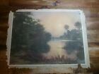 Lot Of 7 Antique Etching Prints Pictorial Review  Silvery Night  Homeward Bound
