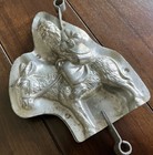 Antique Santa Father Christmas p  re No  l Riding Donkey Chocolate Mold 7 