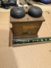 Antique Western Electric Phone Subset Double Ringer Bell Wooden Box