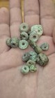 Pre Columbian Jade Spacer Bead Assortment  Mayan  Aztec  Olmec