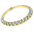 Date-just Watch 36mm Bezel 10 Pointer Moissanite Studded Gold Plated 