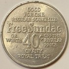 Vintage Dairy Queen Token coin - Free Sundae Or 40 Cents Off Any Dessert