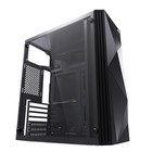 Pc Case Computer Case Rgb Gaming Midi Tower Atx Itx M-atx Usb Black Aigo