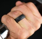 Silicone Wedding Ring Men Women Rubber Engagement Band Outdoor Sport Flexible