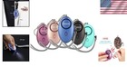 140db Personal Alarm For Women - 5 Pack Self-defense Keychains With Led Light