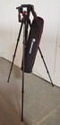 Manfrotto 190go  Tripod   Video Head Mvh502ah   Fluid Drag System And Bag Ex 