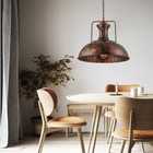 Retro Pendant Light Industrial Vintage Dome Shade Ceiling Lamp Fixture 16   W
