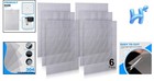 10 Mesh 304 Stainless Steel Wire Screens     6 Pack  12x8 Inch For Filters   Vents