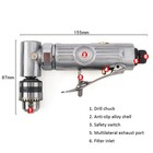90   Degree Elbow Air Drilling Machine Pneumatic Drill Right Angle Air Punchdrill