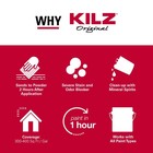 Kilz 10004 White Solvent Scent Oil Base Primer Sealer 13 Oz   pack Of 12 