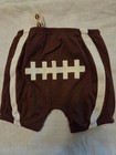 Size 0-6 Months Mud Pie Football Diaper Cover