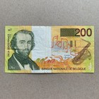 Saxophone Belgium 200 Francs Banknote 1995 Sax Pre Euro World Currency Money