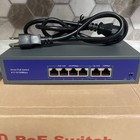 6 Port Poe Switch 4 Ports Poe  2 Fast Ethernet Uplink 10 100mbps