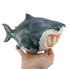Savage Great White Shark Creative Ornament Animal Statue Resin Ornament Oy