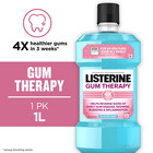  2 Pack  Listerine Gum Therapy Anti-gingivitis Mouthwash  Glacier Mint  1 L