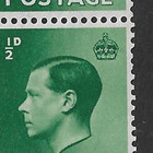 Gb 1936 Edviii 0 5d Cyl A36 7 No Dot -  pearl  Variety  r20 2  Mnh