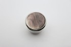 Antique Silver Mother Of Pearl   Abalone Trinket Jewellery Box Birmingham 1907