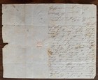 Mrs Massoull   Autograph Letter Signed 1853 Note Mailed From San Juan Bautista
