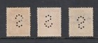 Norway   Perfinned Stamps   s   Inland Revenue