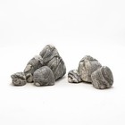 Natural Aquarium Rocks Silver Seiryu Rock Mountain Stone 2-9inch Decor Rocks 