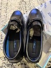 Josmo Boys Black Slip-on Dress Loafers Buckle Square Toe Us 6 Formal