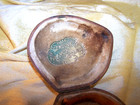 Antique Genuine French Briar Wood Pipe  Original Case   Fraternity Engravings