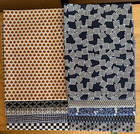Set Of 10 Japanese Tenugui Towels Cotton Cloth Fabrics Patterns B