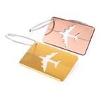 Creative Flying Aluminium Alloy Luggage Tag Suitcase Id Address Holder Baggage B