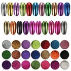 Gold Mirror Powder Chrome Effect Pigment Nails Translucent Glazed Donut Dust Uk