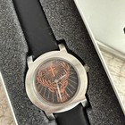 New J  germeister Jager Stag Logo Watch Tin Leather Band Stainless Steel Works