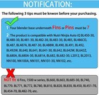 Replacement Extractor 7 Fin Blade Compatible With Nutri Ninja Auto Iq Blenders