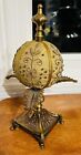 Antique   Vintage Elaborate Victorian Pin Cushion With Metal Base 11 