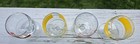 4 Vintage French Ricard Glasses Pastis France Htf 