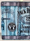 Jack Daniels Tennessee Whiskey Metal Sign - Vintage Style - Old No  7 Sour Mash