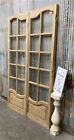 Antique French Double Doors  48x83 75  European Doors  10 Pane Glass Doors  G162