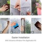 Window Privacy Film Static Cling Stained Glass Covering Sticker Door Home Decor