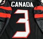 Msrp  160-nwt-men-sm Canada   3 Blk Team Canada Licensed Iihf Nike Hockey Jersey