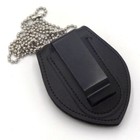 Resident Evil Stars Dep Raccoon Police Dep Grey Badge With Leather Holder