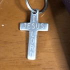 Vintage Bible Cover Faux Leather Cross Keychain Es10 Case Made In Korea