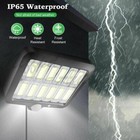 1200000lm Led Solar Street Light Security Flood Lamp Motion Sensor Outdoor Wall