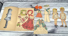 Vintage 1943 Bumpity Bess Embossed Paper Dolls  Samuel Lowe Company   3