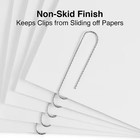 Staples Jumbo Paper Clips  Silver  Large Steel  1 000-pack   Sturdy Clips For