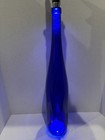 Cobalt Blue Glass Wine Bottle 19    Tall Great Home Decor And Rare