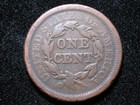 1850 Large Cent   Braided Hair   Free Shipping