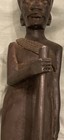 Vintage African Statue Hand Carved Wooden Tribal Figure