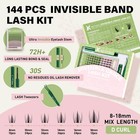 Fairy Lash Clusters Kit Manga Extension D D-8-18mix  